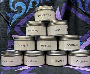 Chaotic Lily Intention Candles